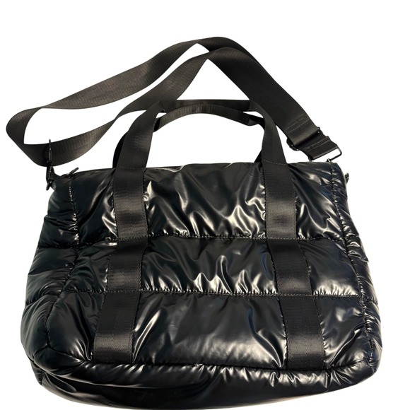 Vintage Havana Handbags - Vintage Havana Women's Black Puffer Tote Bag